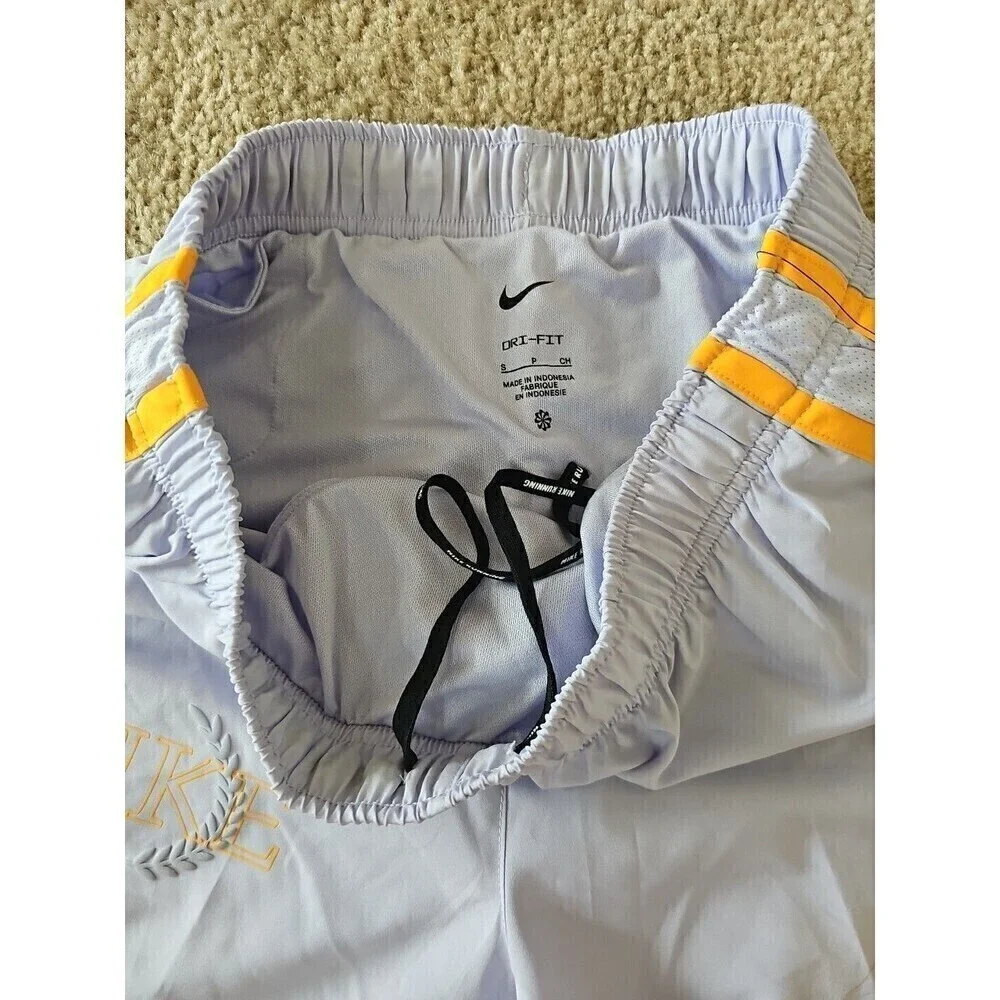 Nike Women's Dri-Fit Icon Tempo Running Short Size Small Purple/Orange NEW $38